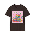 Rainbow Stripe Lollipop Gooey Gummy Bear T-Shirt — Cute Graphic Tee