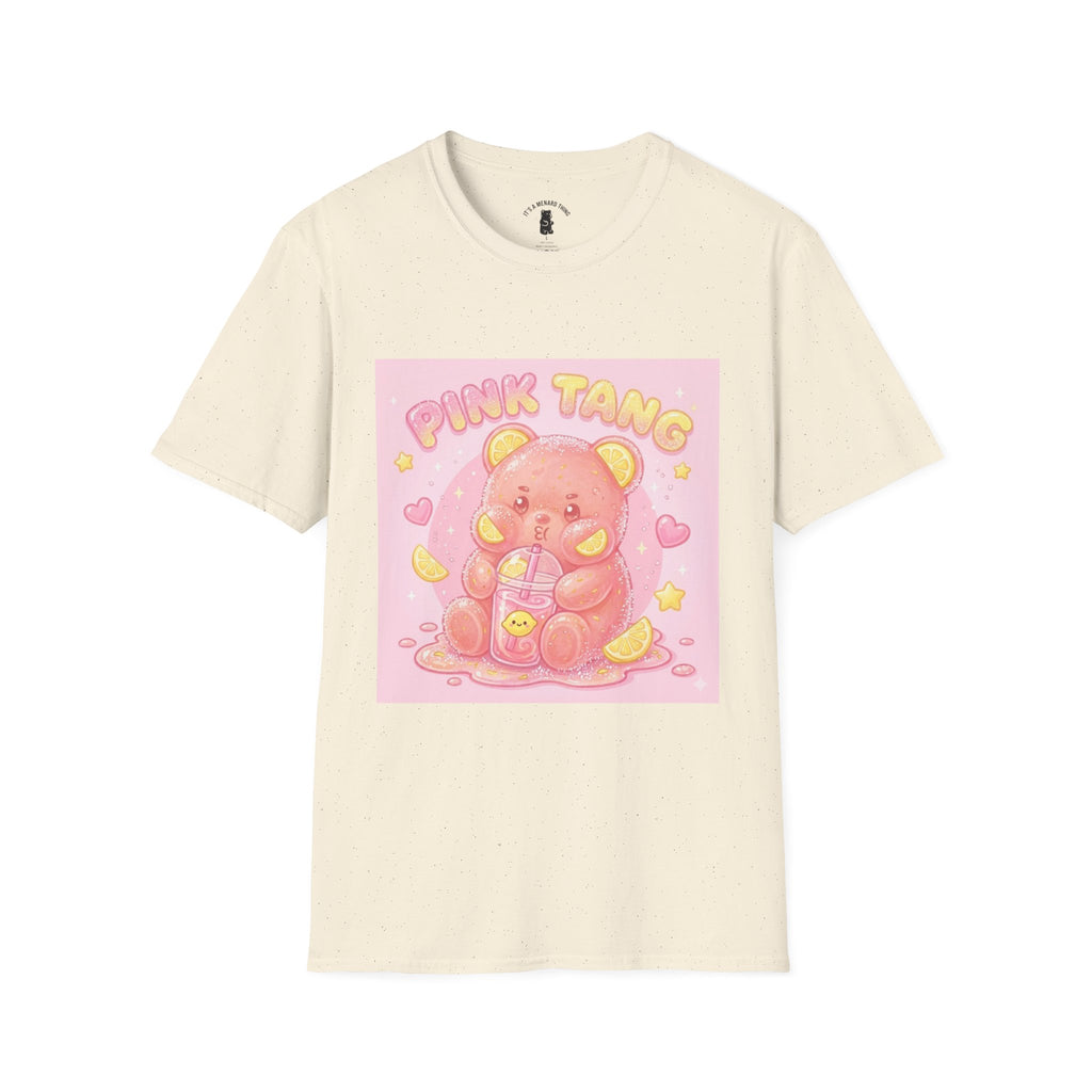 Pink Lemonaid Sour Gooey Gummy Bear T-Shirt -Kawaii Graphic Tee