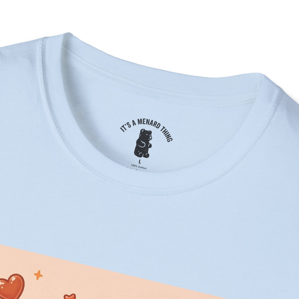 Pumpkin Spice Latte Time, With Pie and Love Gooey Gummy Bear — Kawaii Graphic Tee