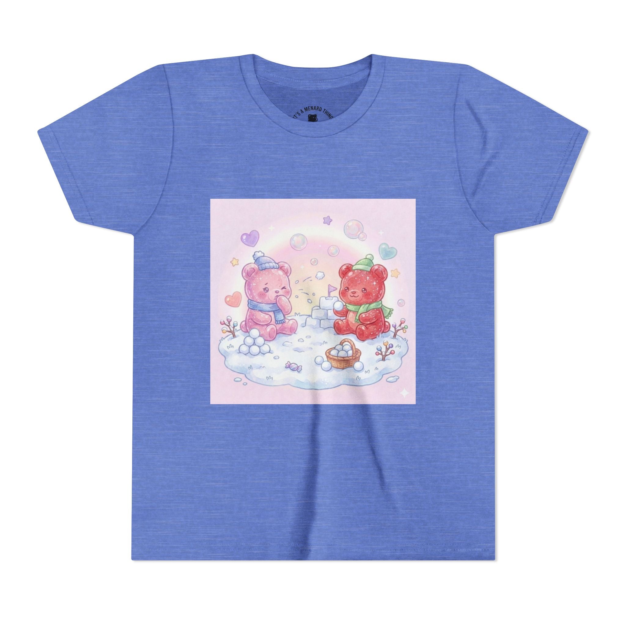 Duo Gooey Gummy Bear Snowball game T-Shirt