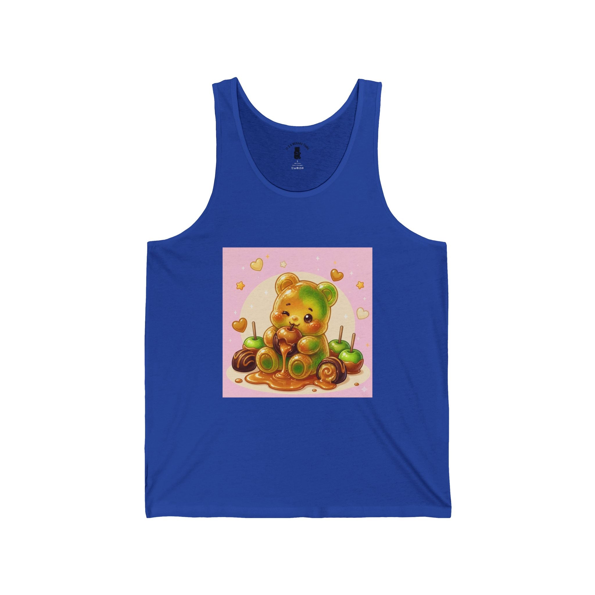 Caramel Apple, Gooey Gummy Bear Friend — Kawaii Graphic Tank top