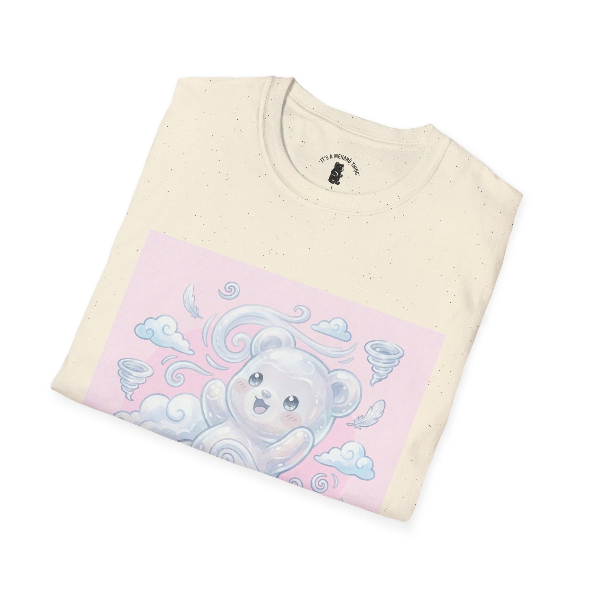 Elemental, Air White Gooey Gummy Bear — Pastel Graphic Tee