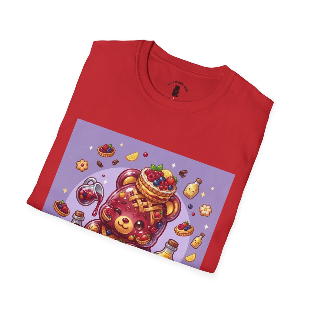 Mixed Berry Tart, Exotic Gooey Gummy Bear — Kawaii Graphic T-Shirt
