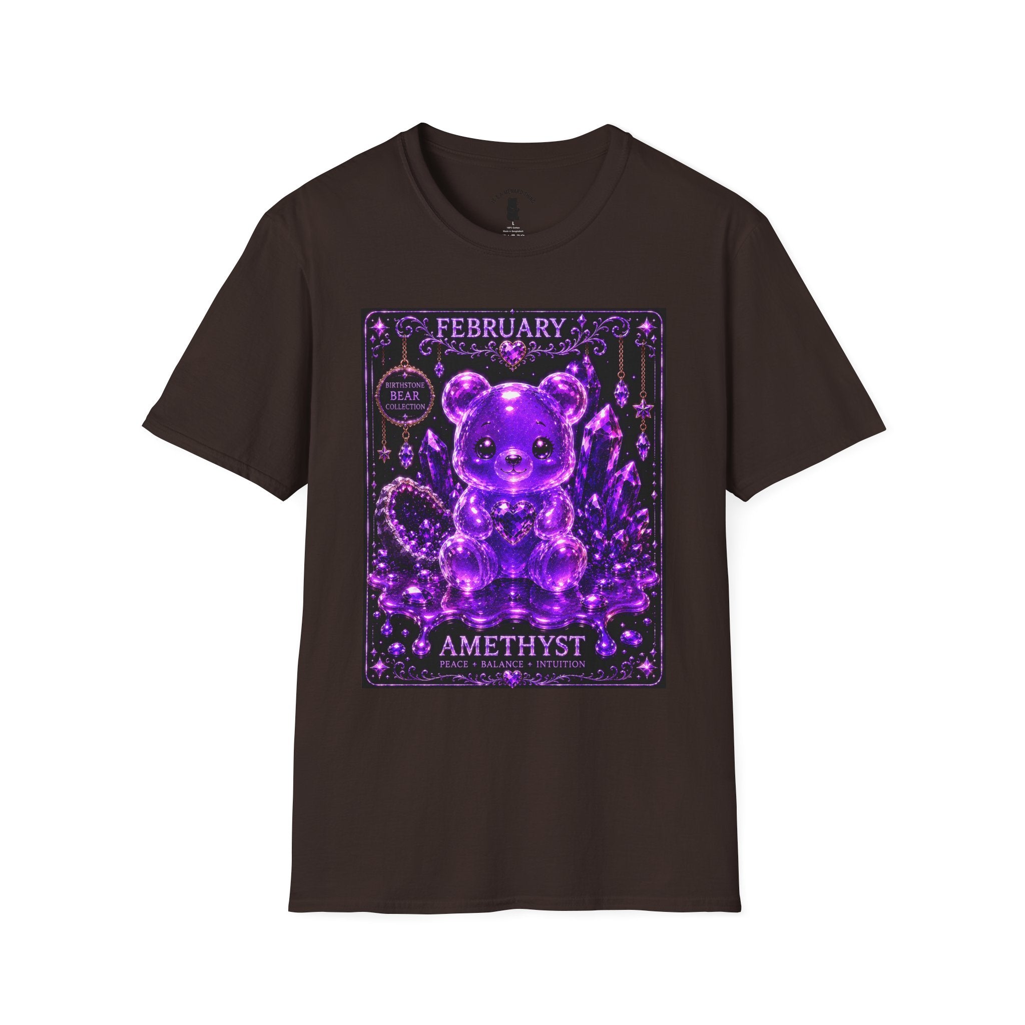 February, Amethyst Birthstone Oozy Bear Friend Special Addition- Graphic
