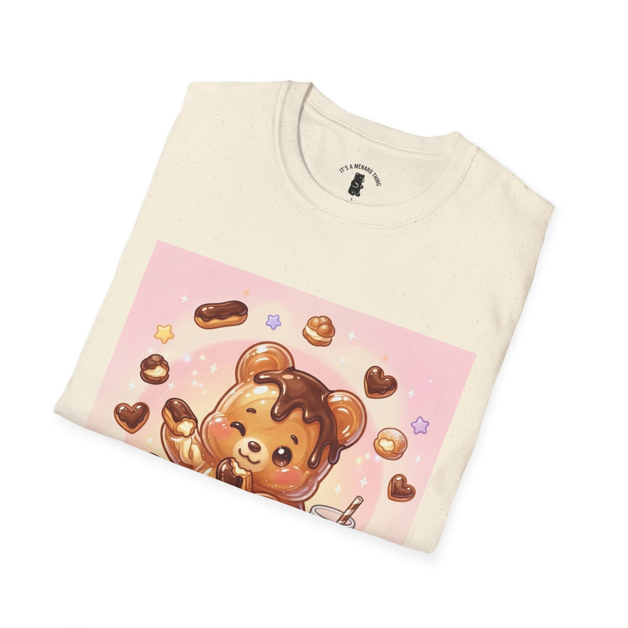 Simpley Sweet Eclair, Fudgey Oozy Bear Friend- Kawaii Graphic Shirt