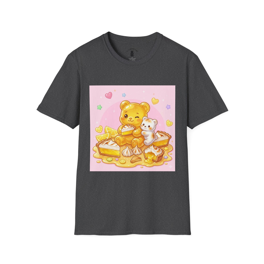 Lemon Margarine Pie & Whipped Cream Gooey Gummy Bear — Kawaii Graphic T-Shirt