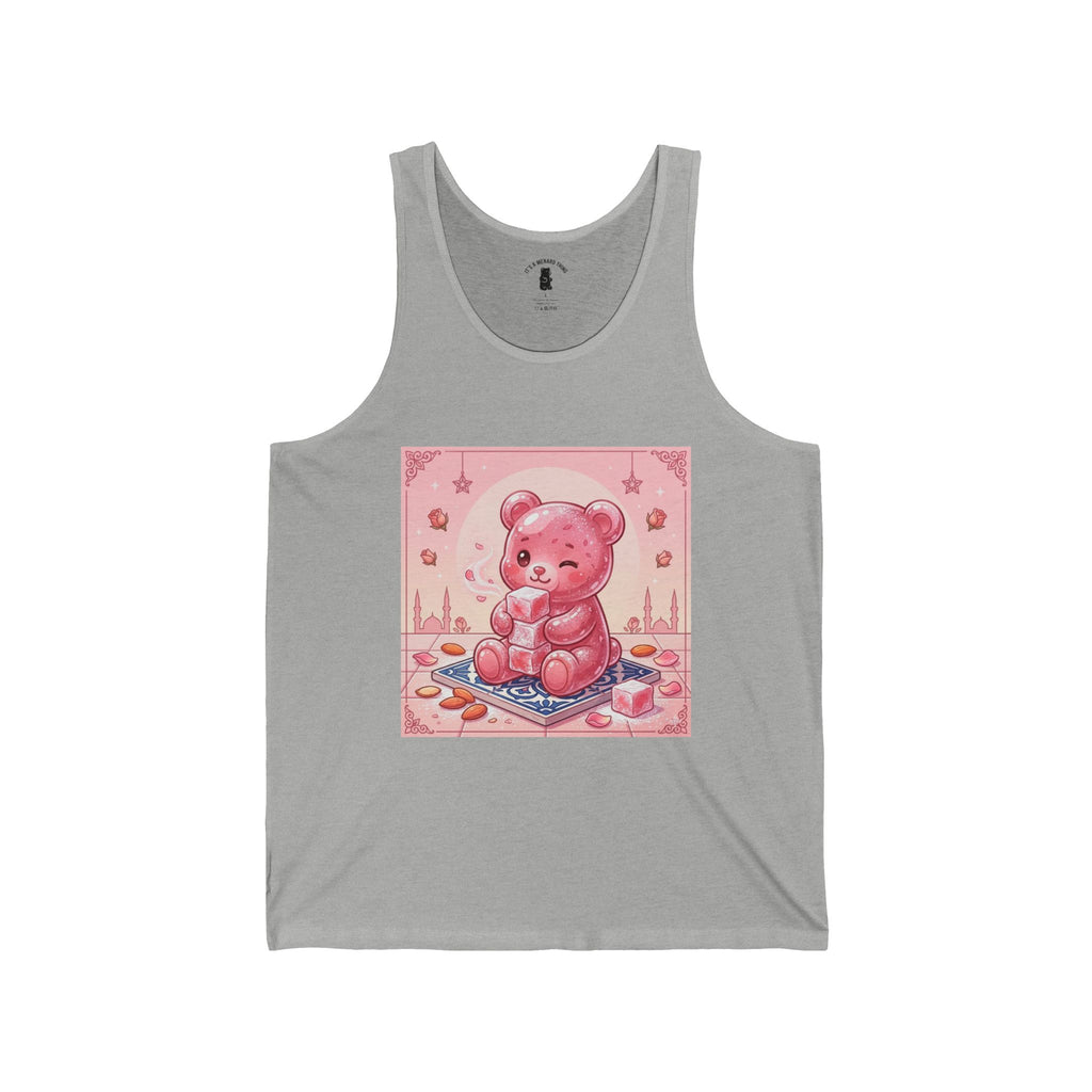 Rose Water Turkish Delight, Special Gooey Gummy Bear — Cute Illustration Tank Top