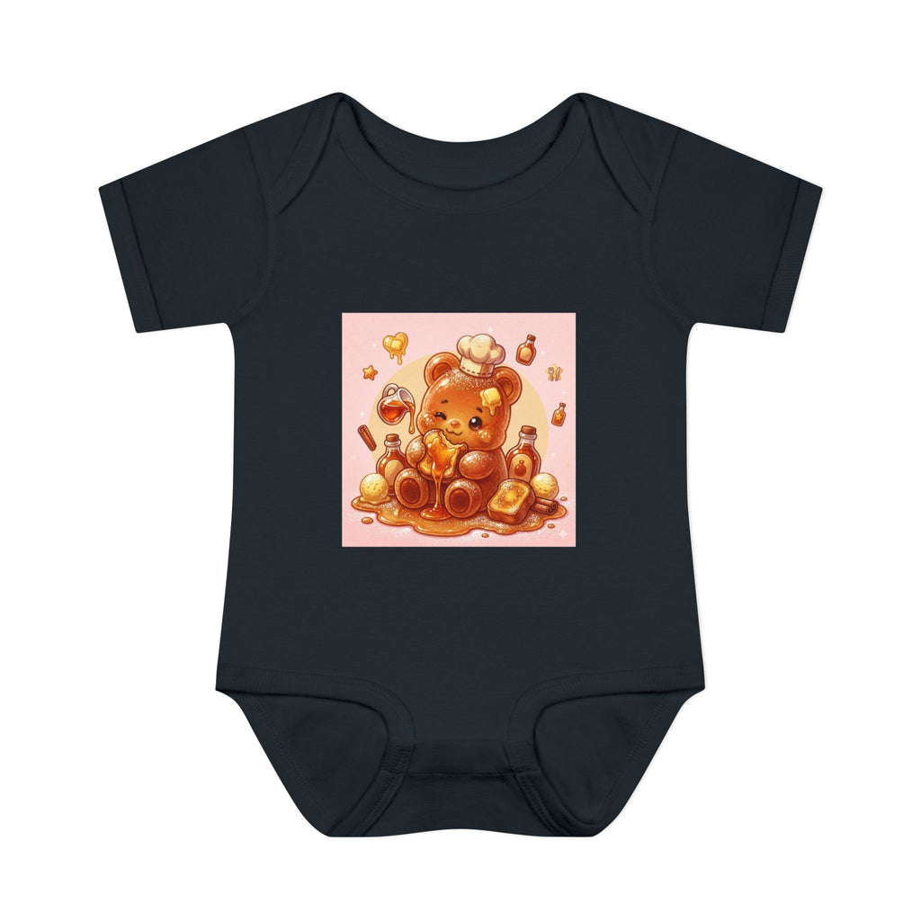 French Toast Gooey with Syrup Gummy Bear & Hearts Design