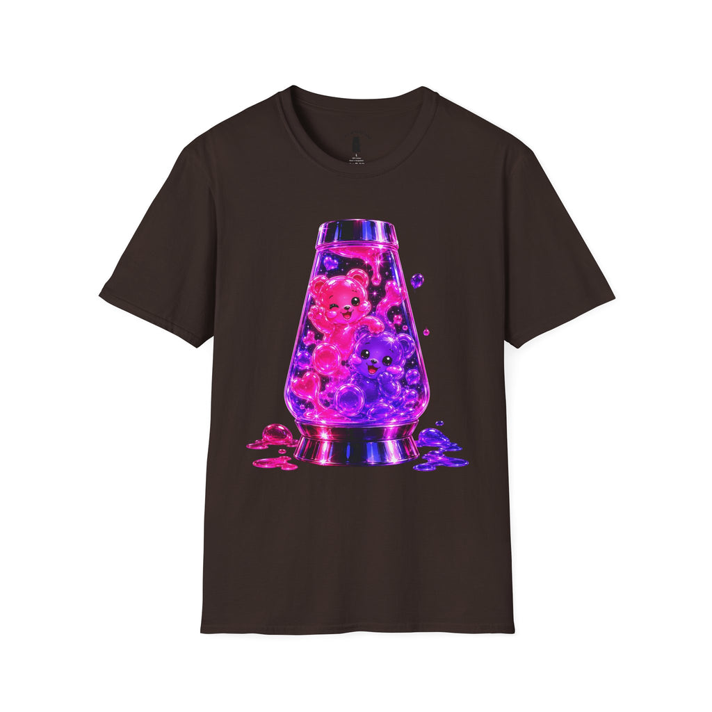 Retro Neon Special Lava Lamp, Oozy Bear Duo Gummies- Graphic Shirt
