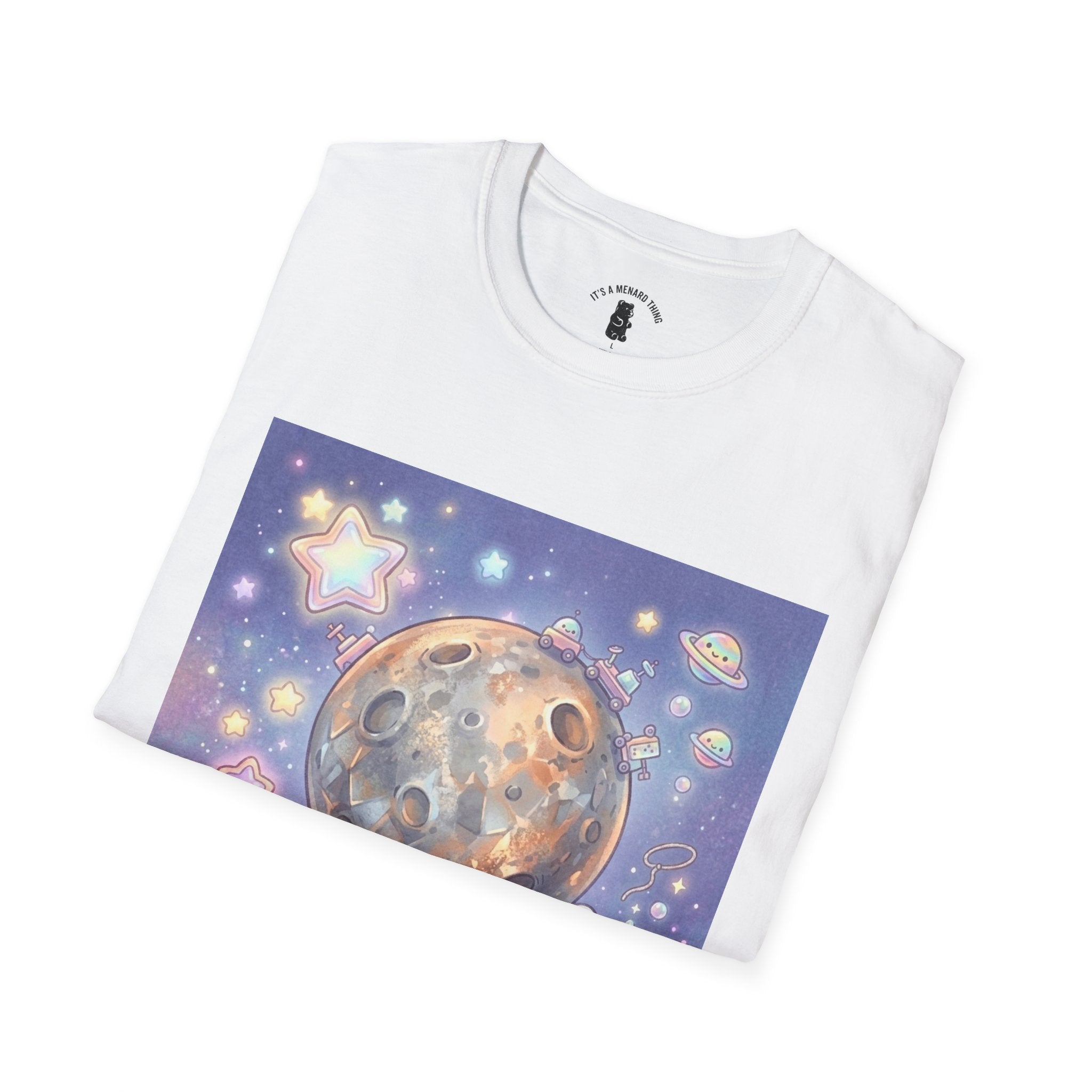 Smart as Me called Mercury Silver crystal Gooey Gummy Bear — Kawaii Graphic T-Shirt