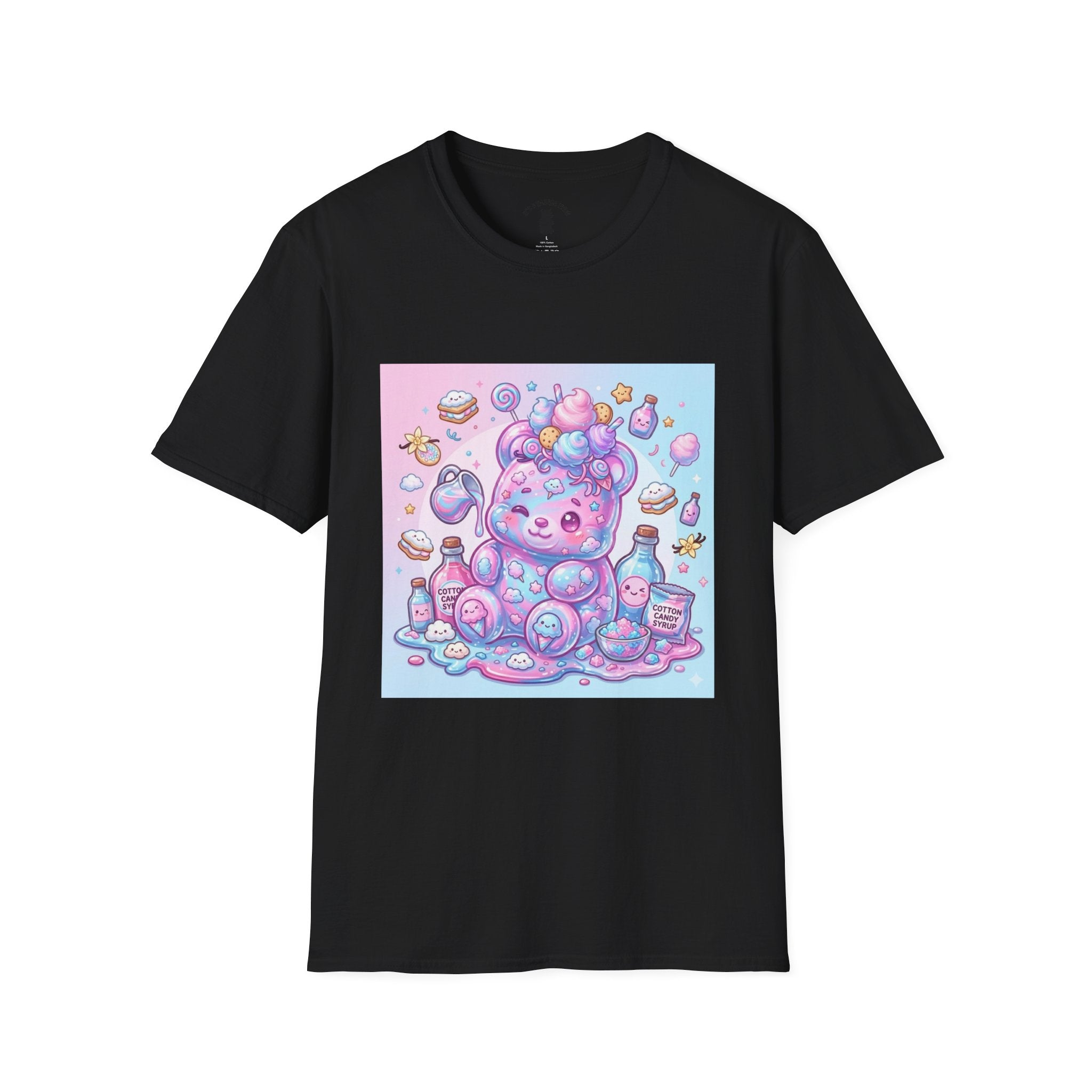 Cotton Candy Gooey Gummy Bear — Kawaii Graphic T-Shirt