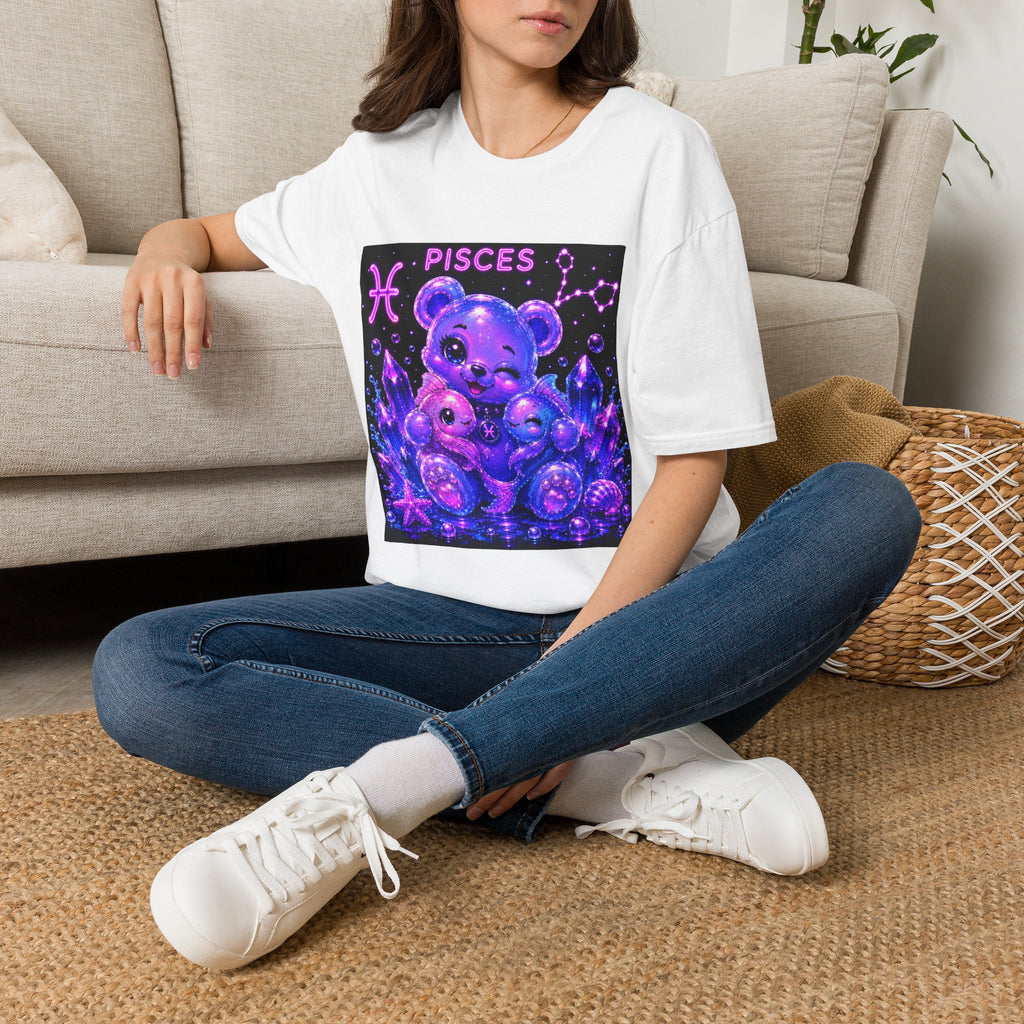 Pisces Zodiac Astrology Oozy Bear Friend Special Addition- Graphic Shirt