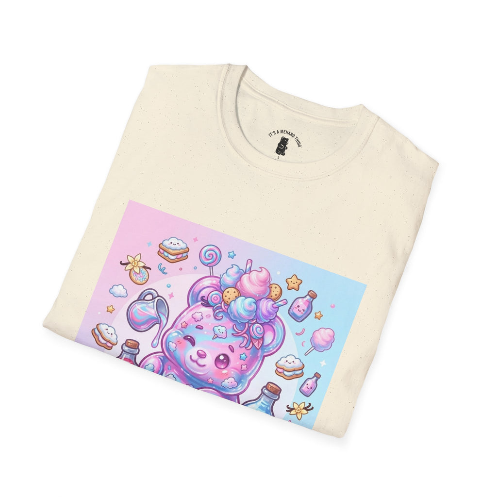Cotton Candy Gooey Gummy Bear — Kawaii Graphic T-Shirt
