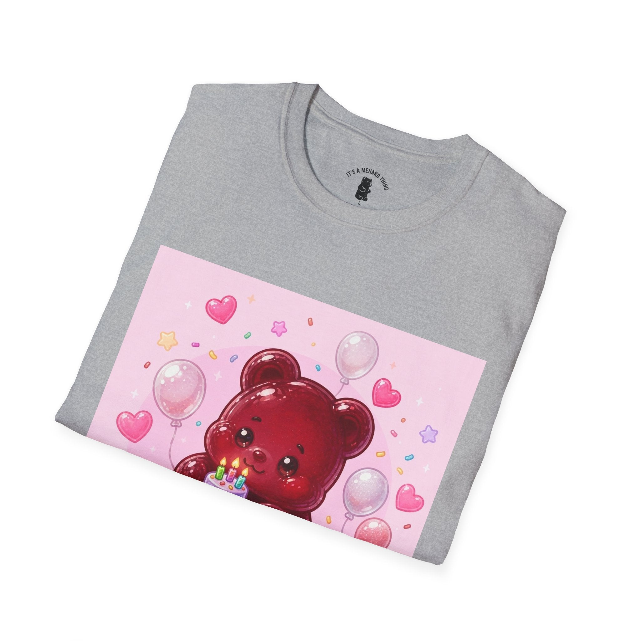 Kawaii Gummy Bear Birthday T-Shirt