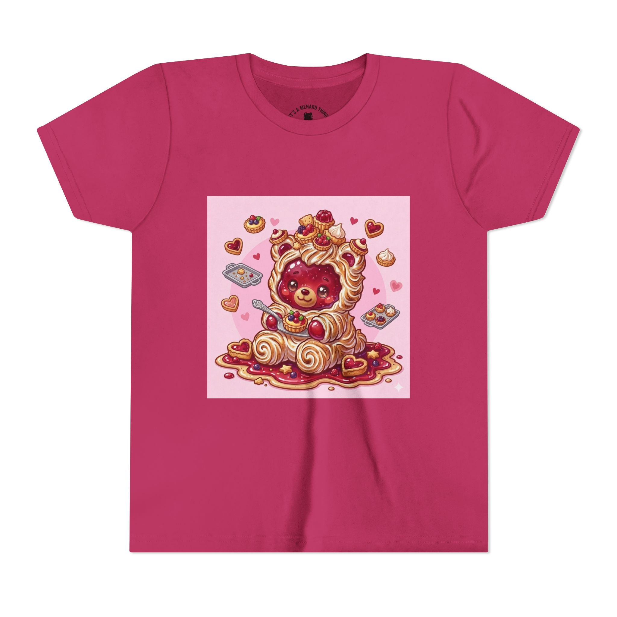 Whipper Berry Tart Gooey Gummy Bear Graphic Youth Shirt