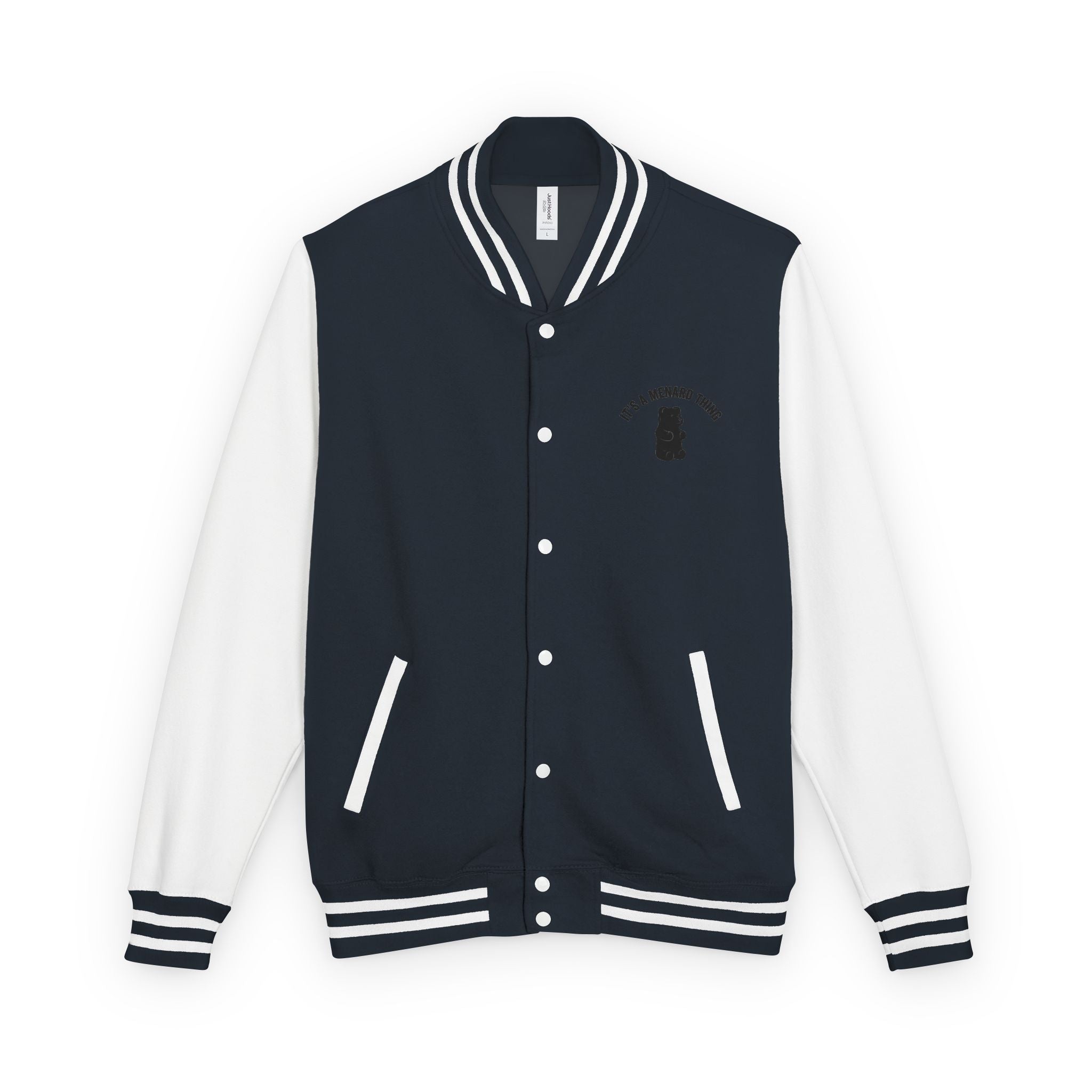 Rainbow Oozy Gummy Bear Heart Special Addition- Lettermen Graphic Jacket