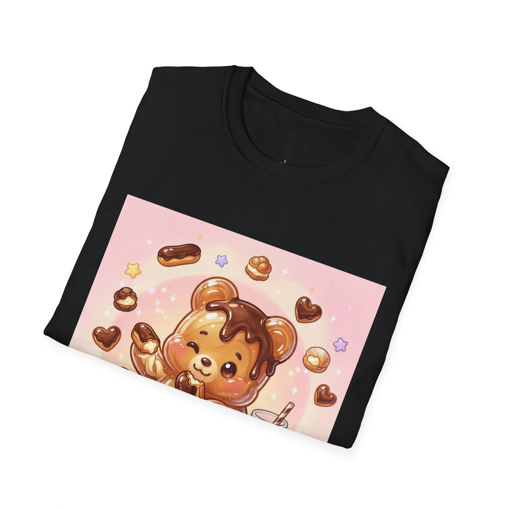 Simpley Sweet Eclair, Fudgey Oozy Bear Friend- Kawaii Graphic Shirt