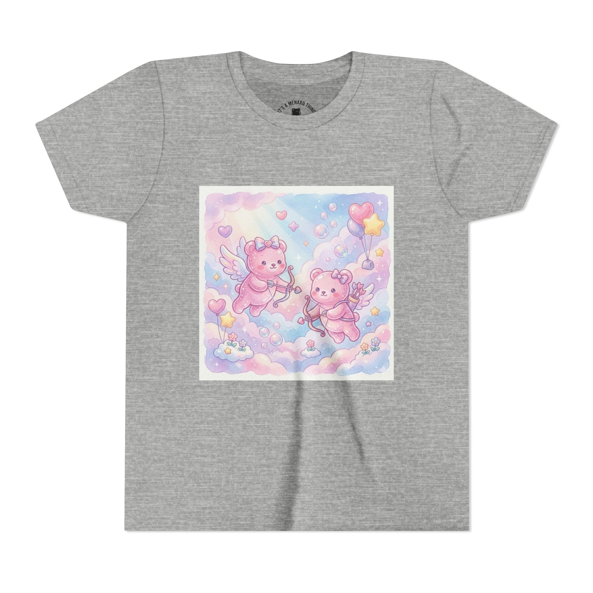 Cherub Angels Gooey Gummy Bear Friends- Hearts Pastel Cloud Graphic