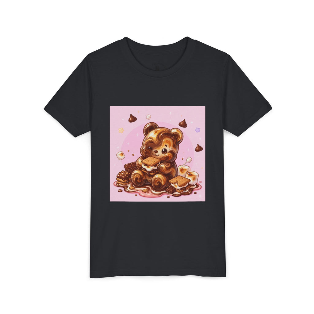 Chocolate, Marshmello S'more Gooey Fudge Gummy Bear Dessert Graphic Tee