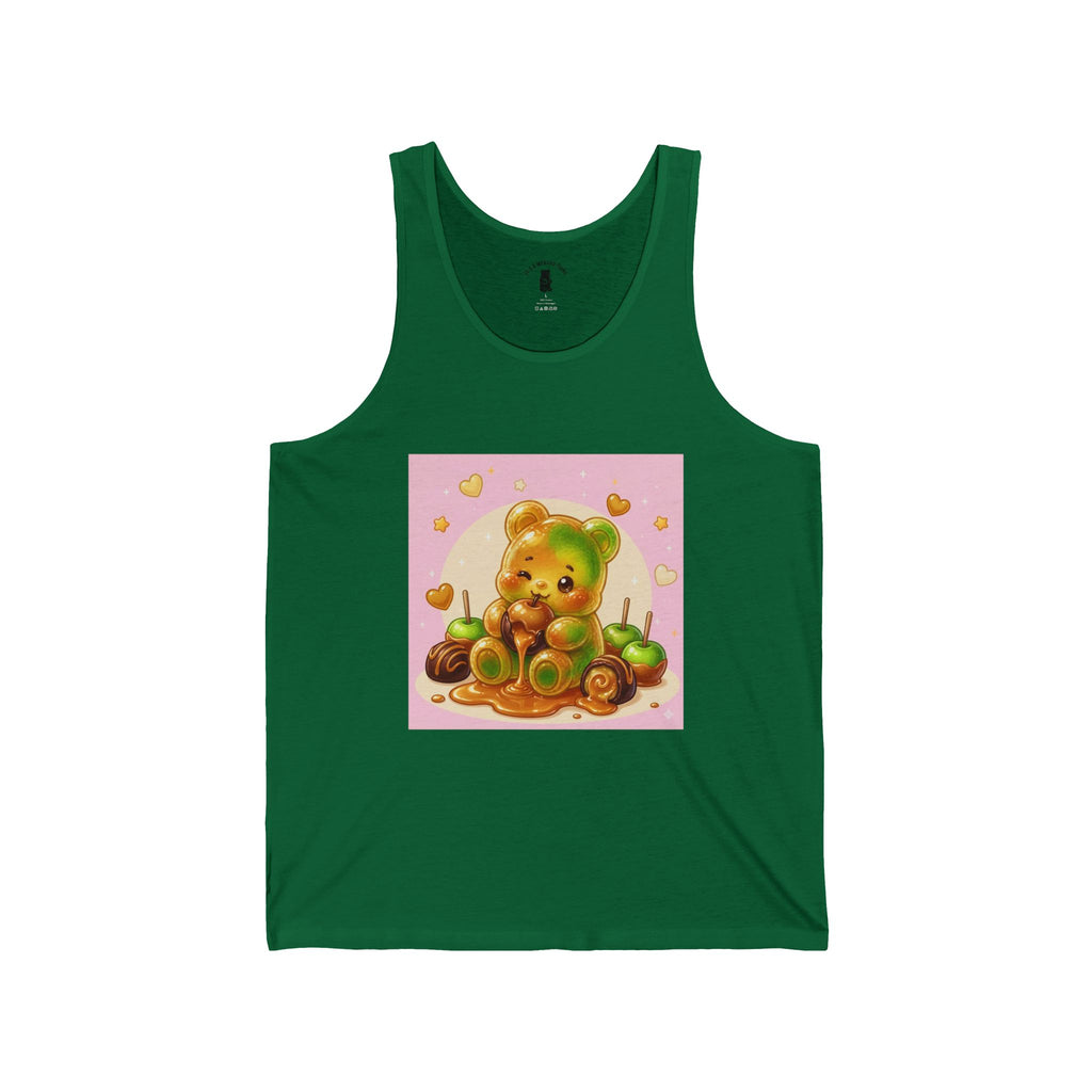 Caramel Apple, Gooey Gummy Bear Friend — Kawaii Graphic Tank top
