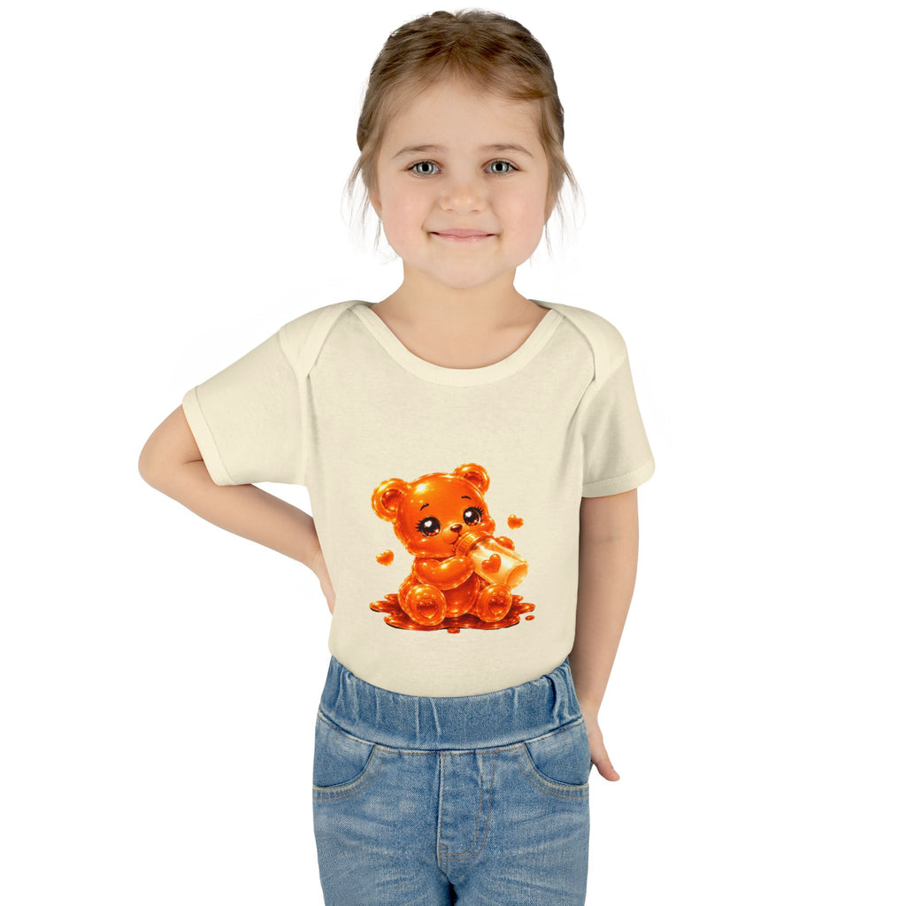 Snack Time, Oozy Baby Gummy Bear Cutie Special Addition- Graphic Onesie