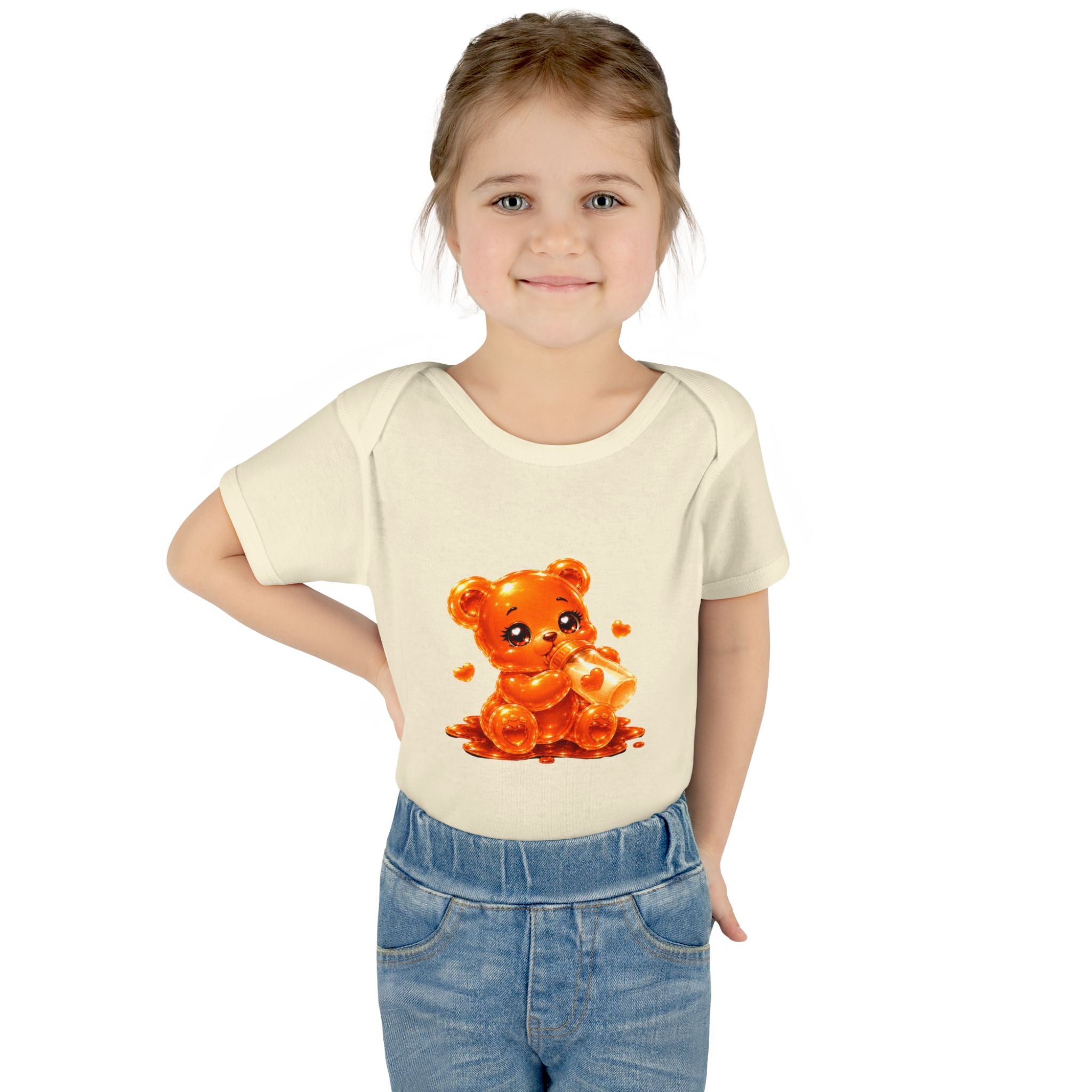 Snack Time, Oozy Baby Gummy Bear Cutie Special Addition- Graphic Onesie