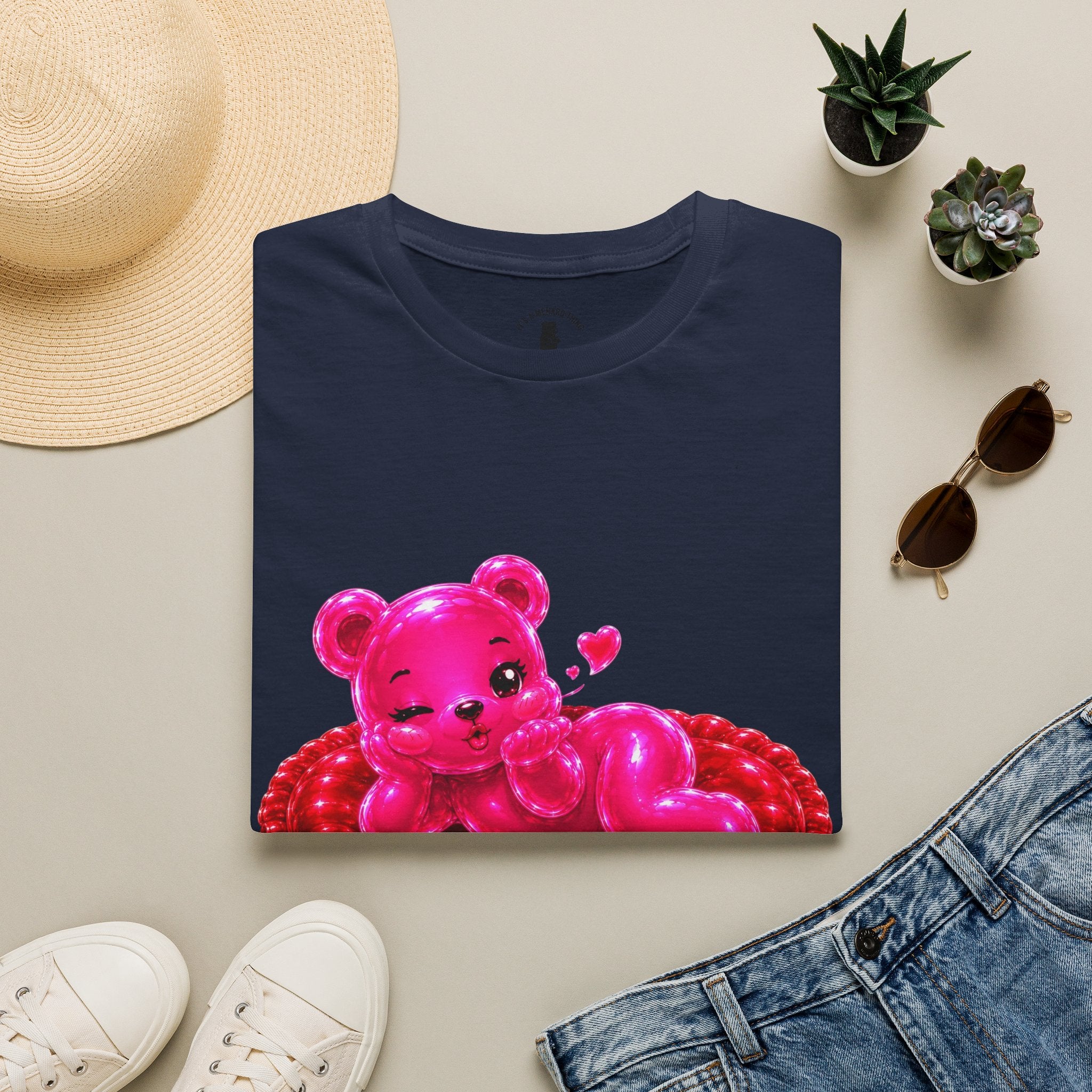 Valentines Addtion, Love me Long time Oozy Bear- Graphic Shirt (Adult Only)