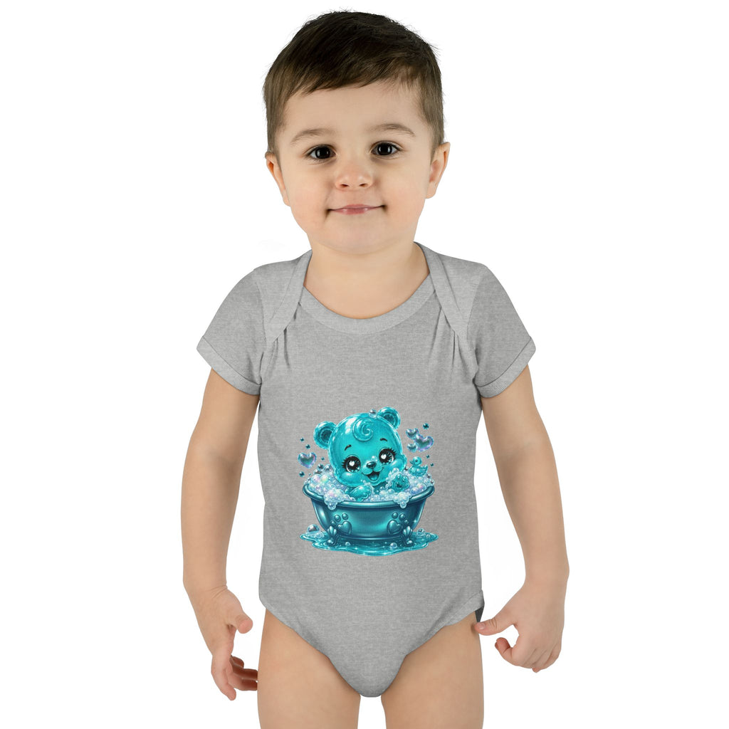 Adorable Bubble Bath Oozy Baby Gummy Bear Cutie Addition- Graphic Onesie