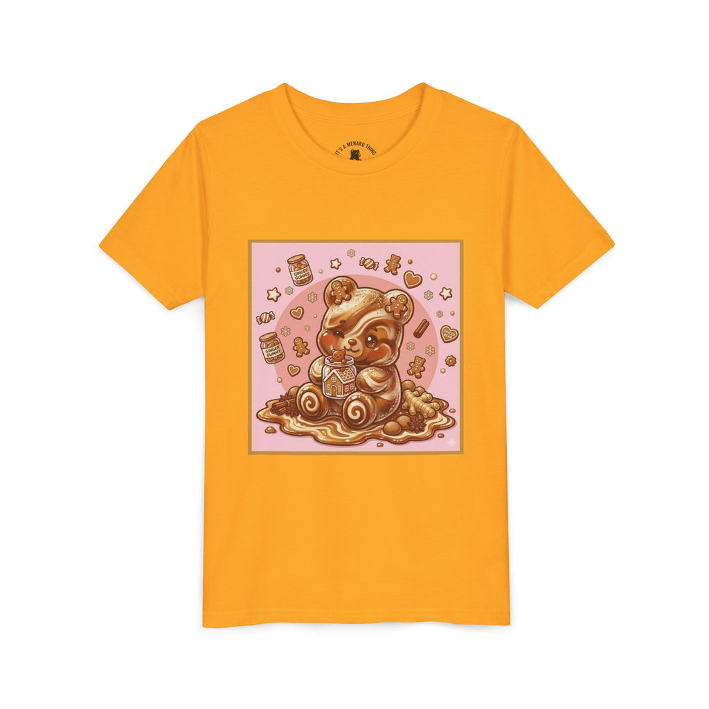 Gooey Gummy Bear Ginger Bread Graphic Youth T-Shirt