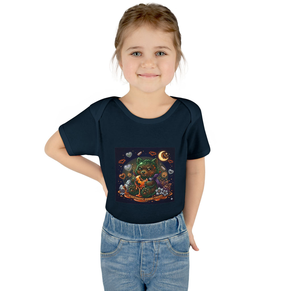 Baby Bodysuit — Cute Halloween Werewolf Gooey Bear
