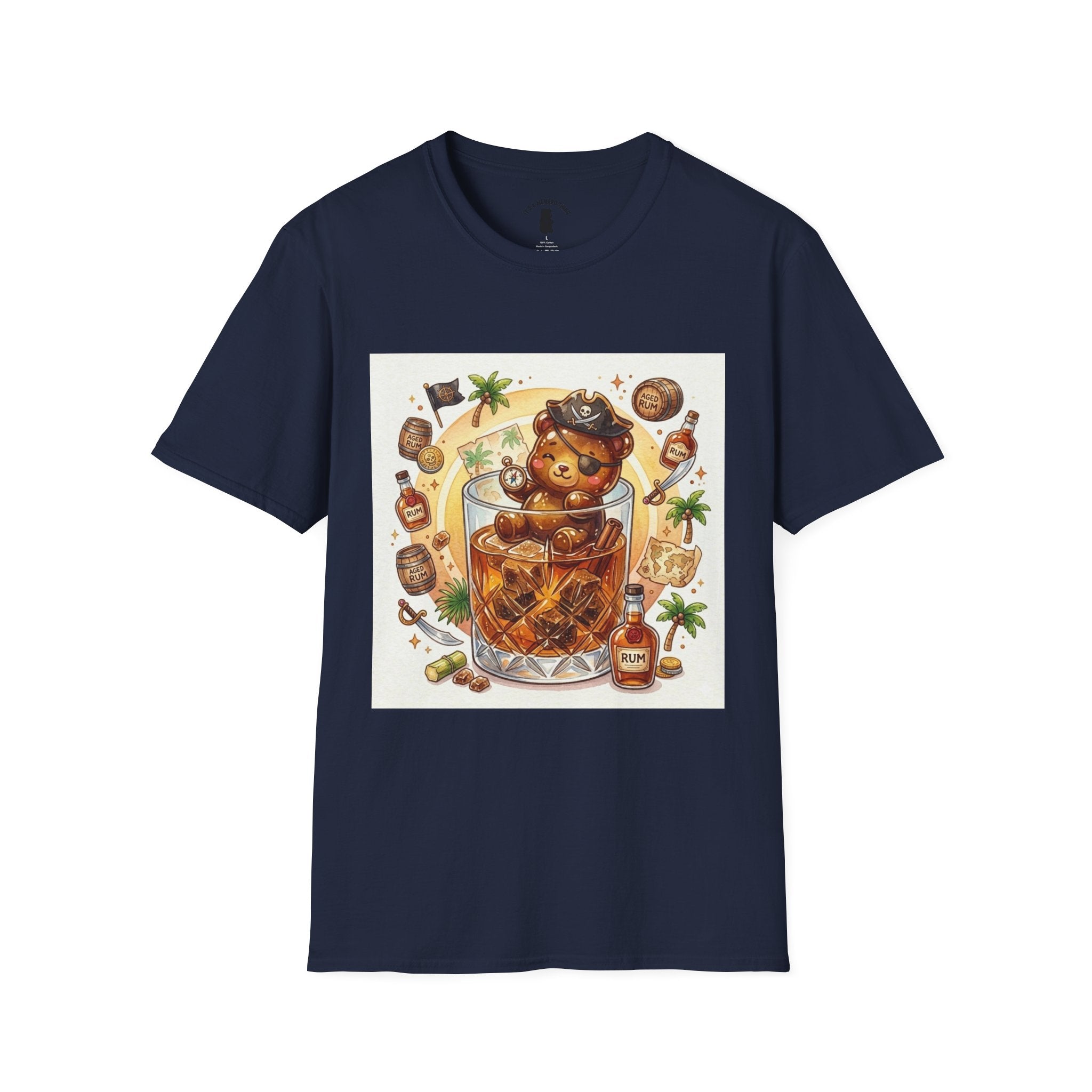 Yo-Ho Pirates Rum! Boozy Gooey Gummy Bears- Kawaii Graphic T-Shirt