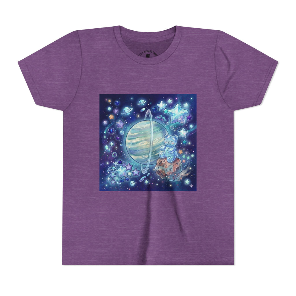 I Spy Planet Uranus, Blue Razz Gooey Crystal Gummy bear- Astronaut Graphic T-Shirt