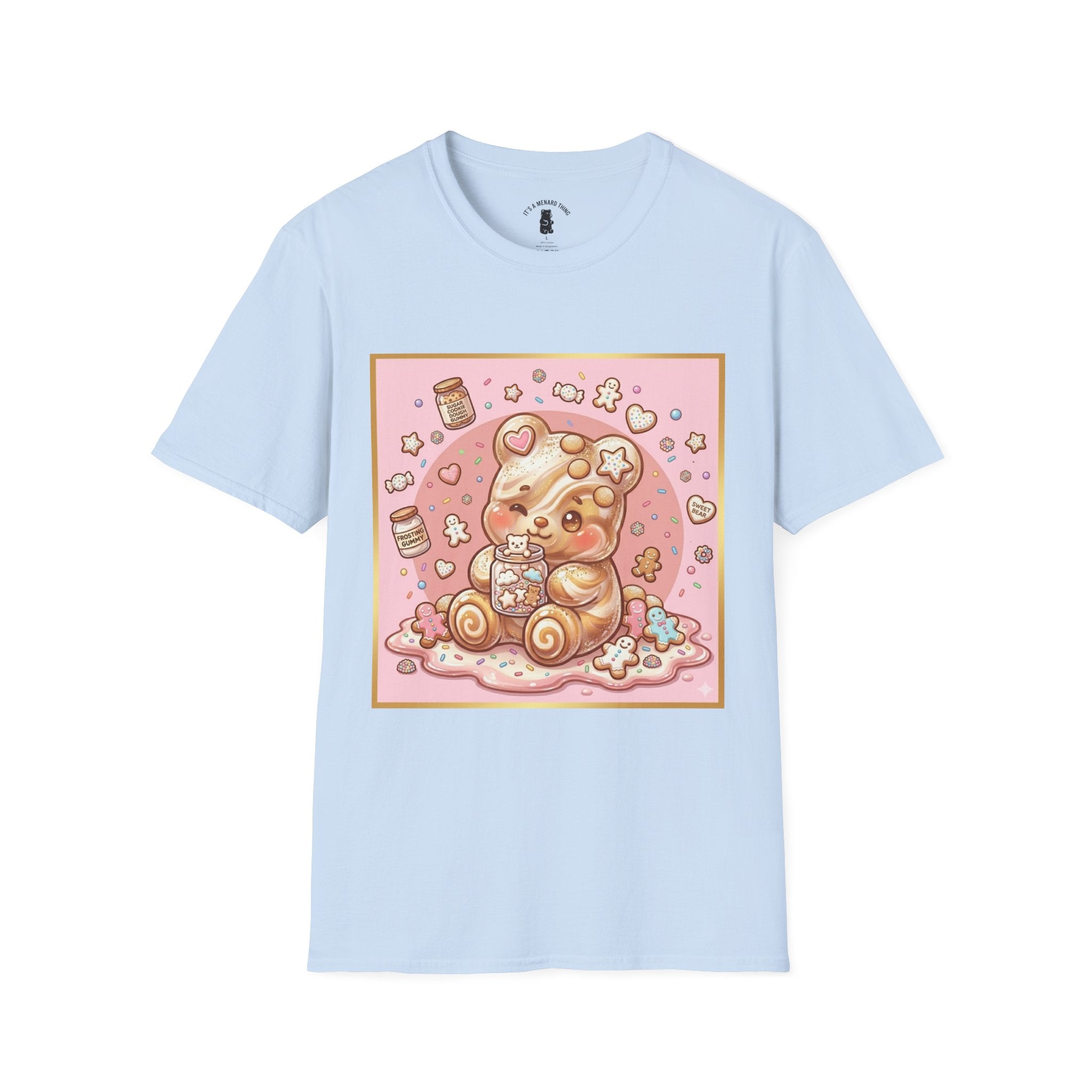 Kawaii Gooey Gummy Bear with Sugar Cookies T-Shirt