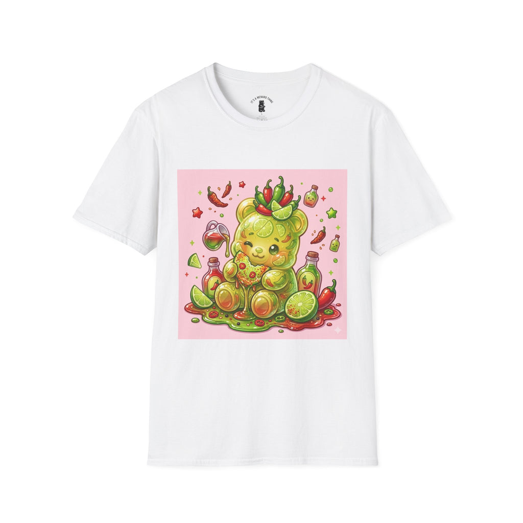 Adorable sweet Chili Lime, Exotic Gooey Gummy Bear— Kawaii Graphic T-Shirt