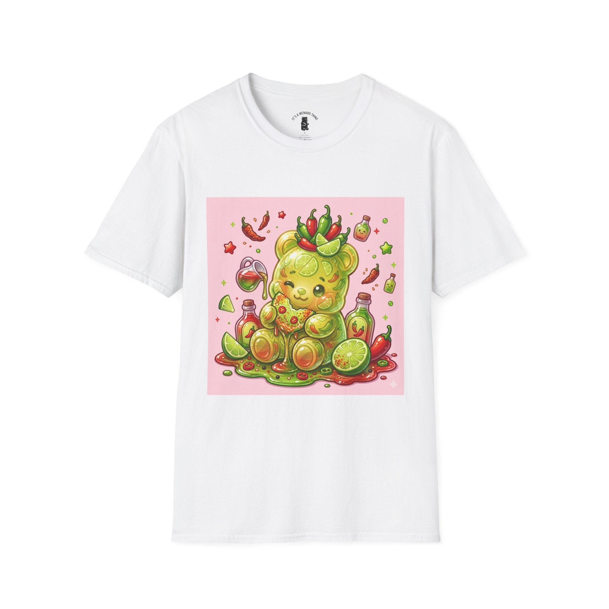 Adorable sweet Chili Lime, Exotic Gooey Gummy Bear— Kawaii Graphic T-Shirt