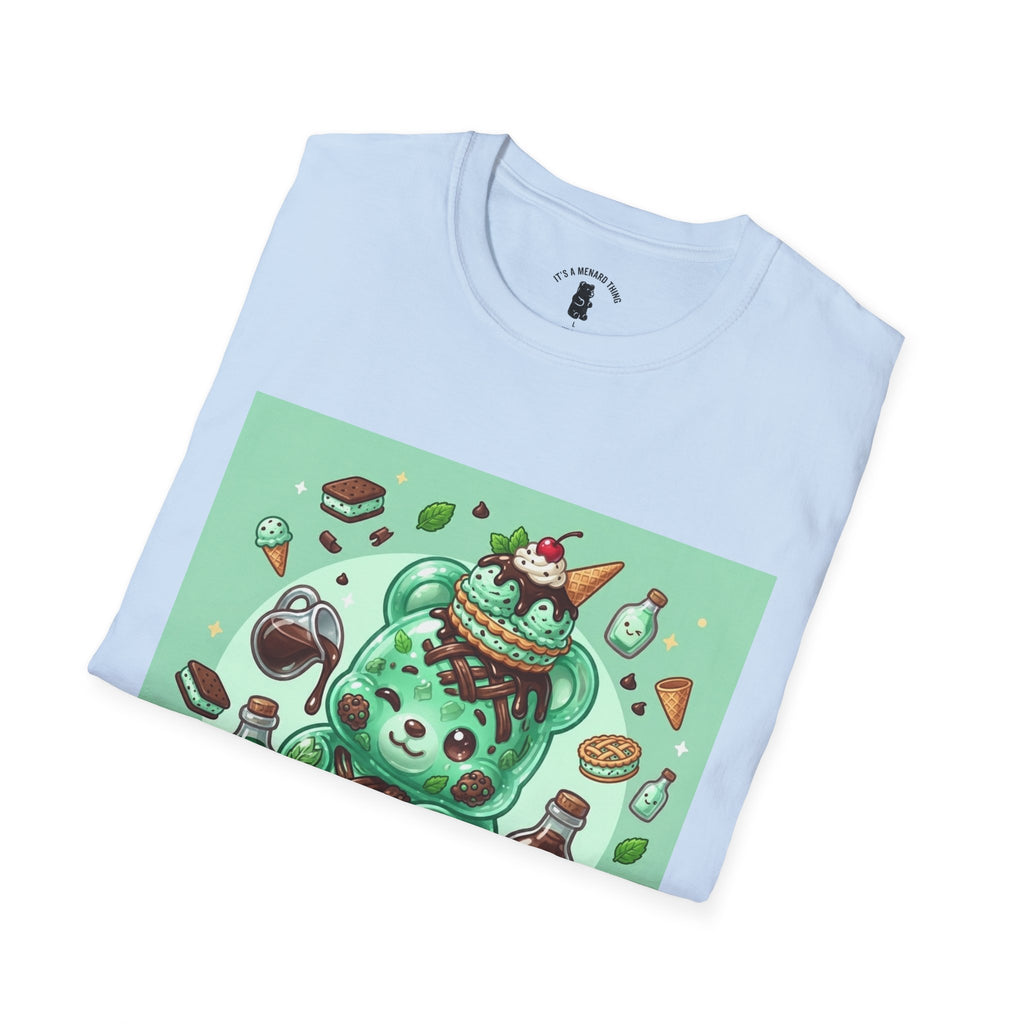 Mint Chip Ice Cream, Exotic Gooey Gummy Bear — Kawaii Graphic Tee