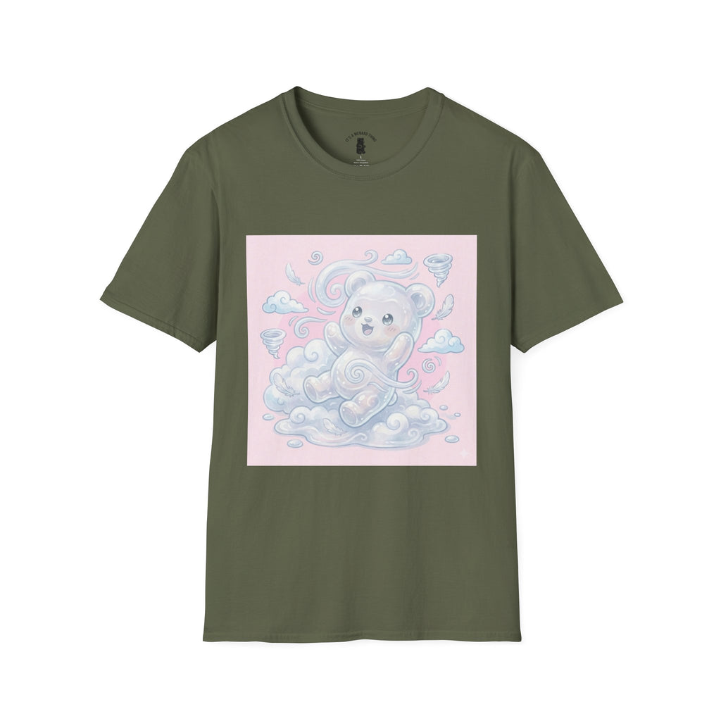 Elemental, Air White Gooey Gummy Bear — Pastel Graphic Tee