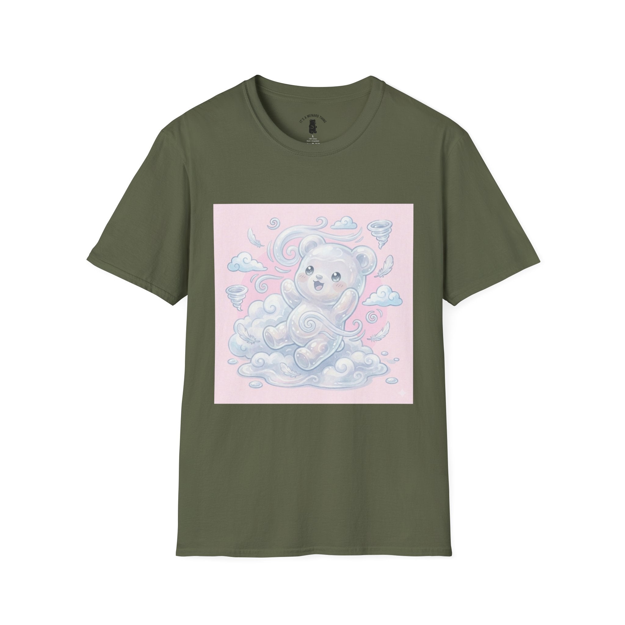 Elemental, Air White Gooey Gummy Bear — Pastel Graphic Tee