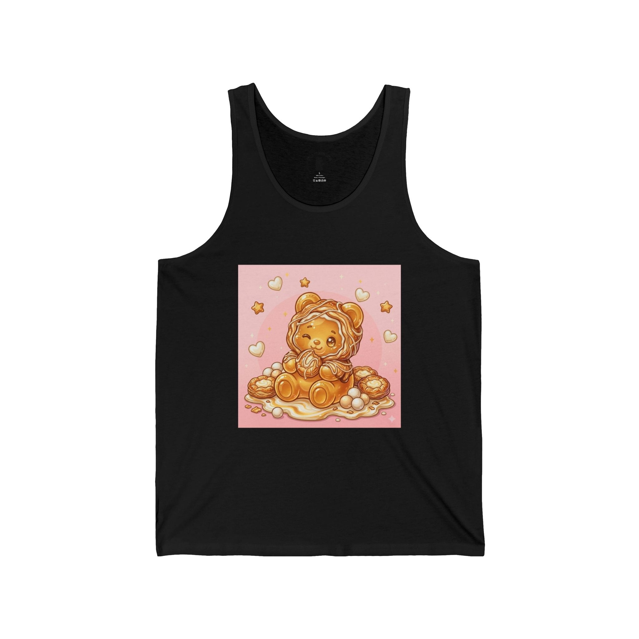 Special Cheese Danish, Puff Pastry PJ Gooey Gummy Bear — Kawaii Graphic Tank Top