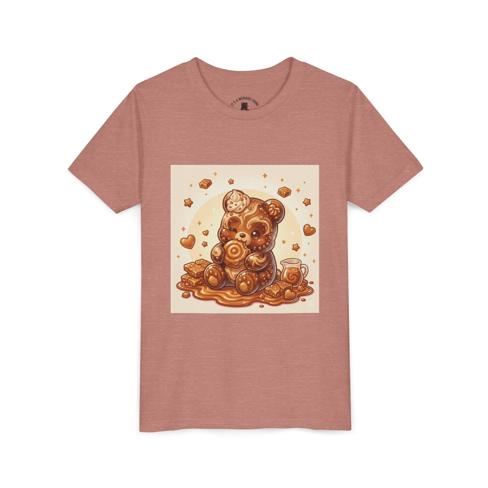 Cinnamon Coffee Cake Gooey Gummy Bear Graphic Kids Shirt