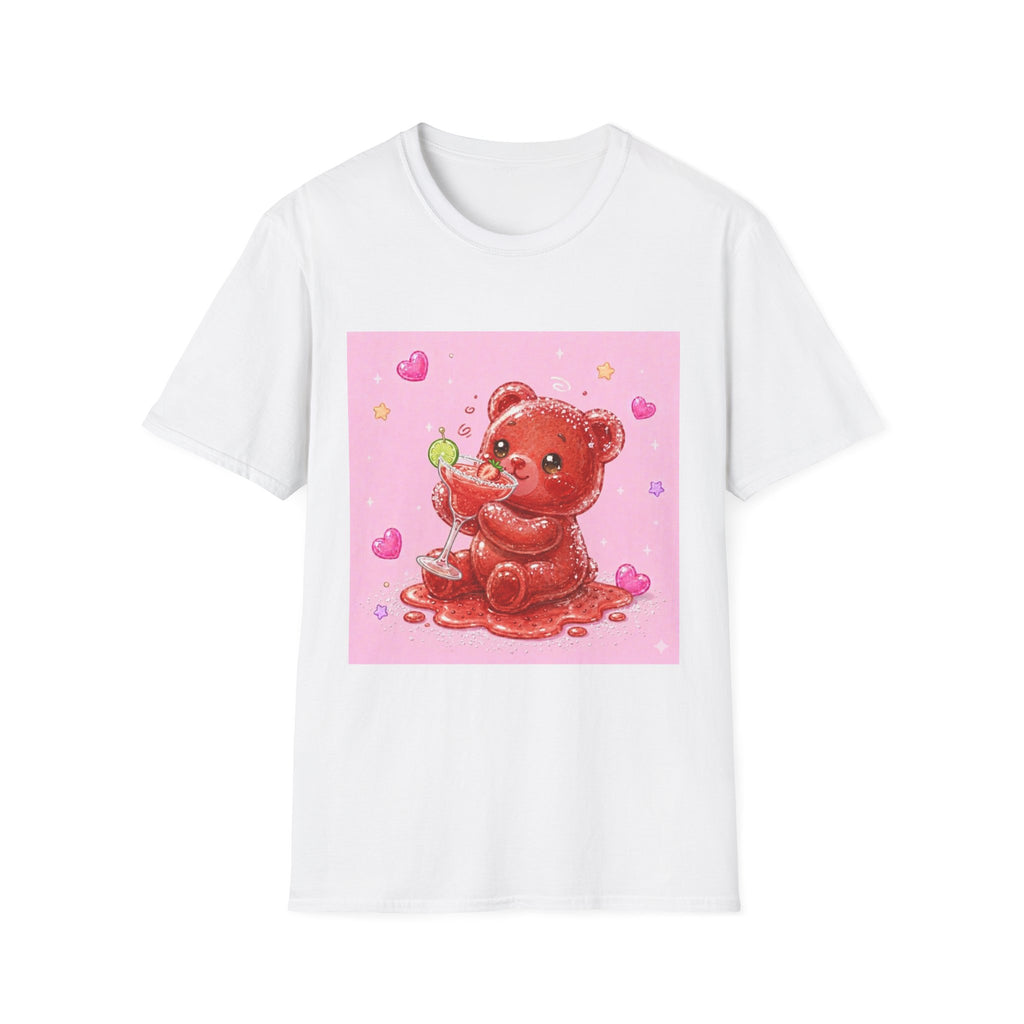 Yummy Strawberry Daiquiri, Red Oozy Boozy Gummy Drinking Pal- Graphic Shirt