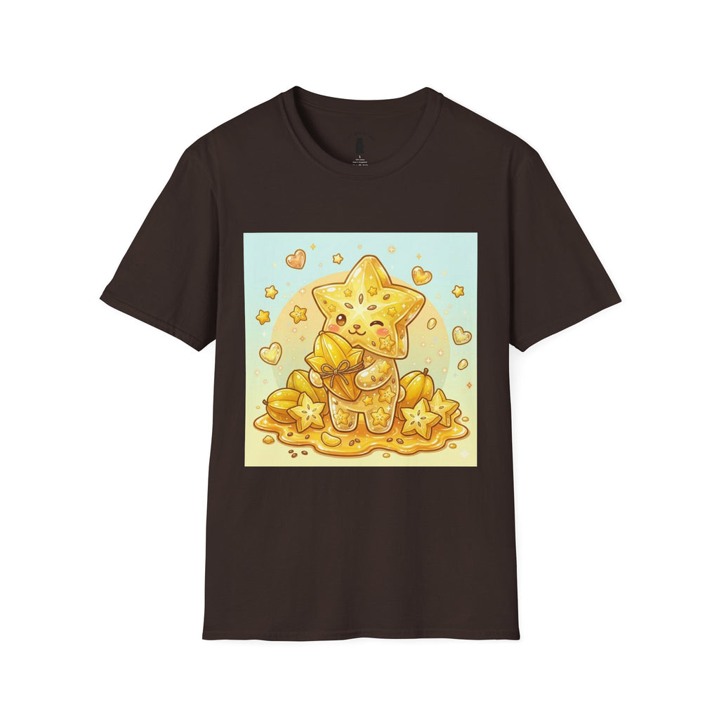 Star Fruit Special Exotic Fruit Oozy Bear Gummy Friend- Kawaii Graphic Shirt