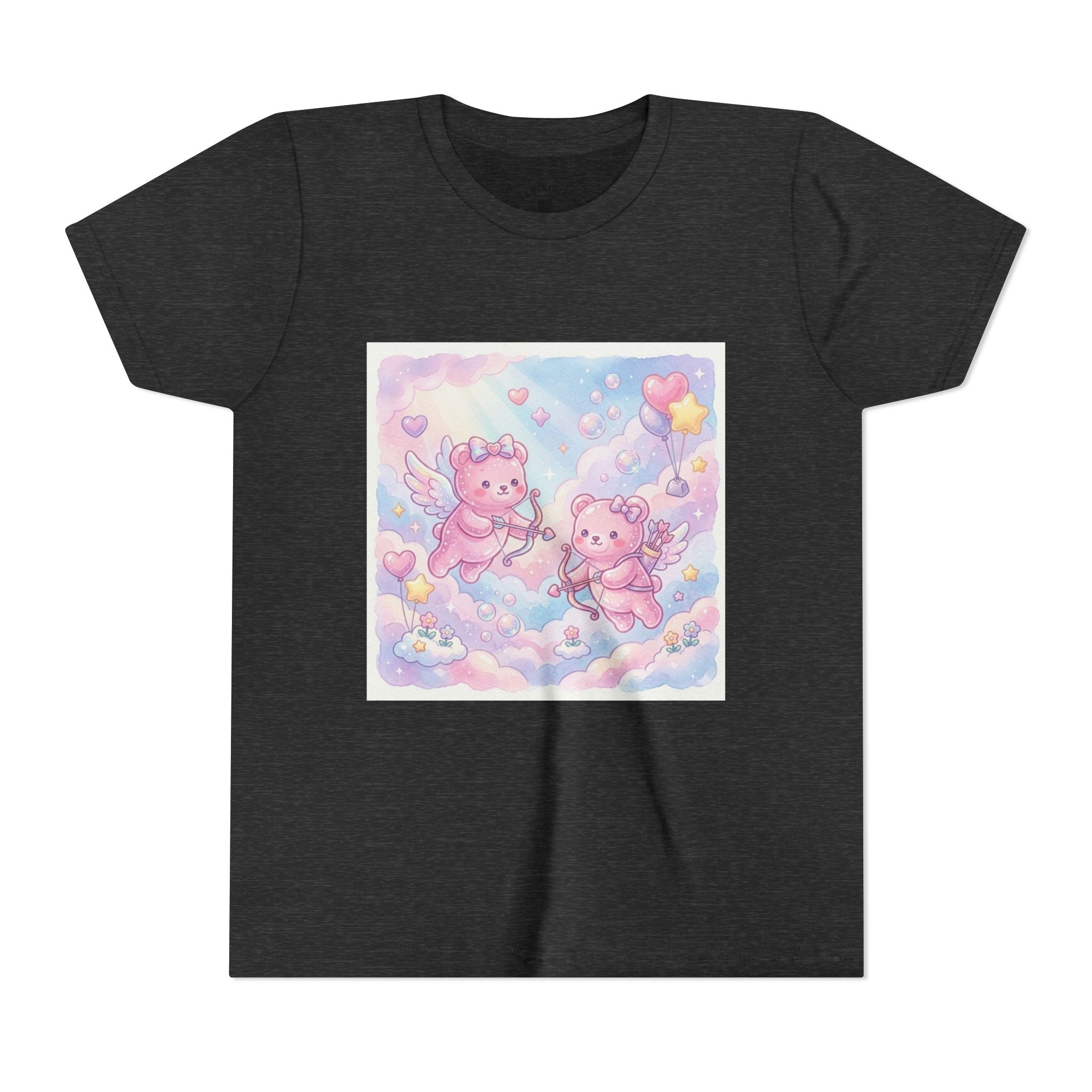 Cherub Angels Gooey Gummy Bear Friends- Hearts Pastel Cloud Graphic