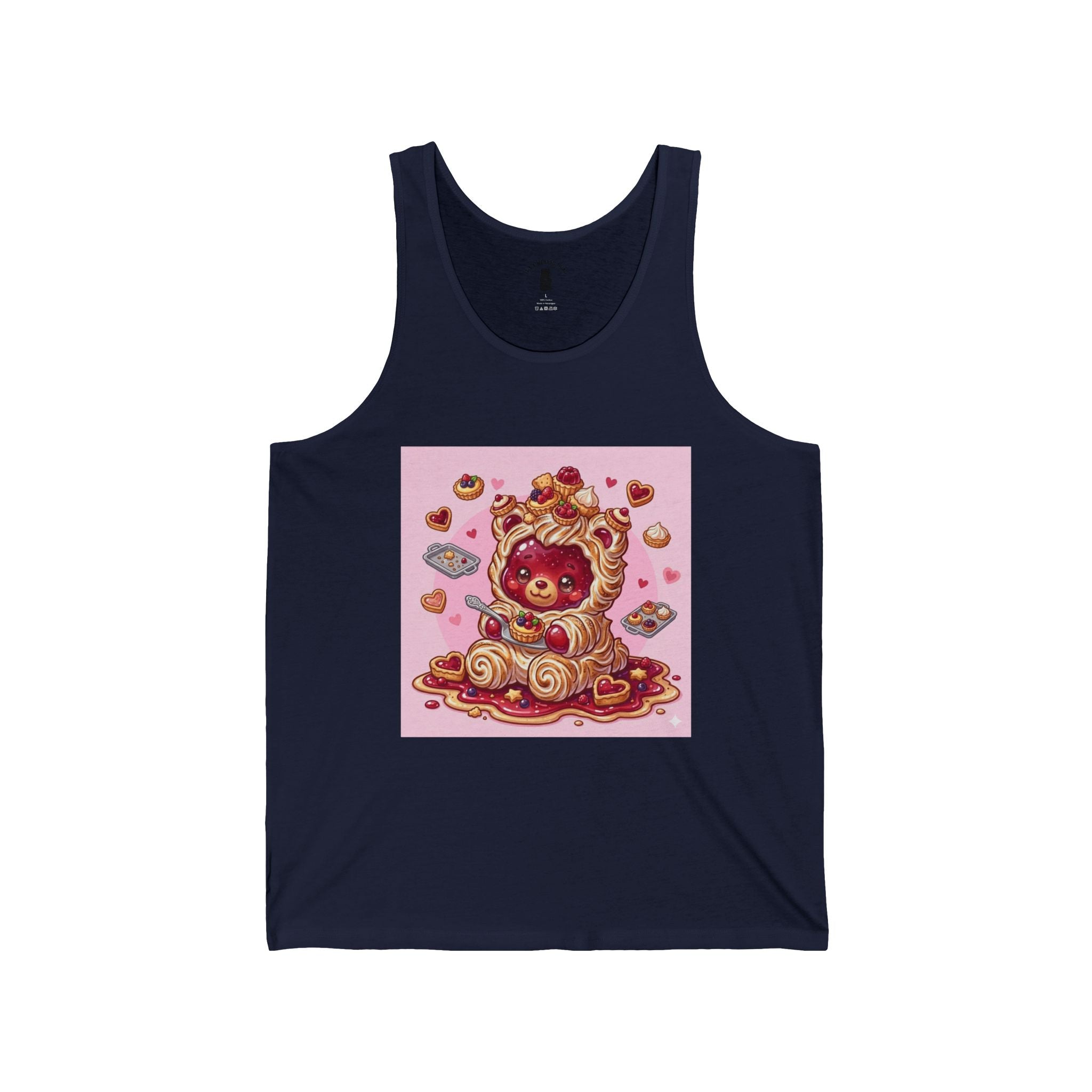 Mixed Berry Whipped Cream Tart Special, Oozy Snow Gummy Bear Friend- Graphic Shirt