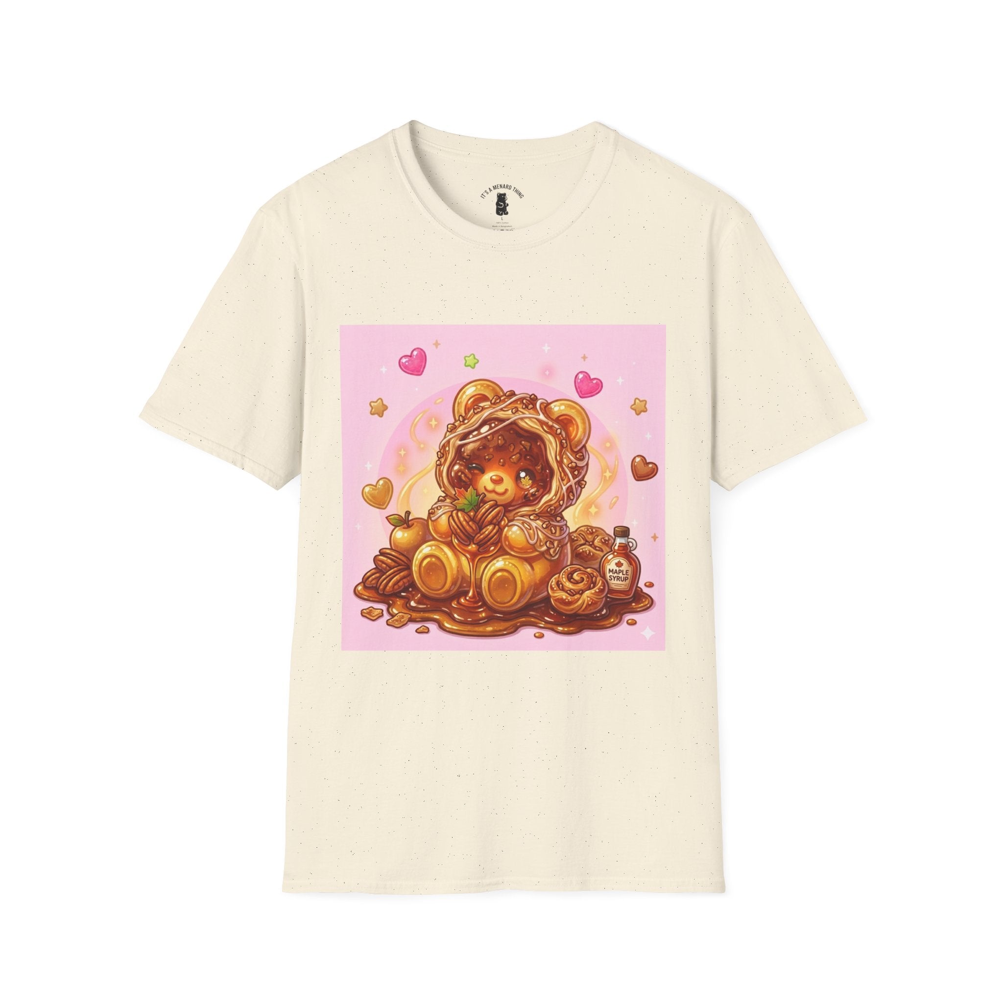 Maple Pecan Danish Gooey Gummy Bear — Kawaii Graphic T-Shirt