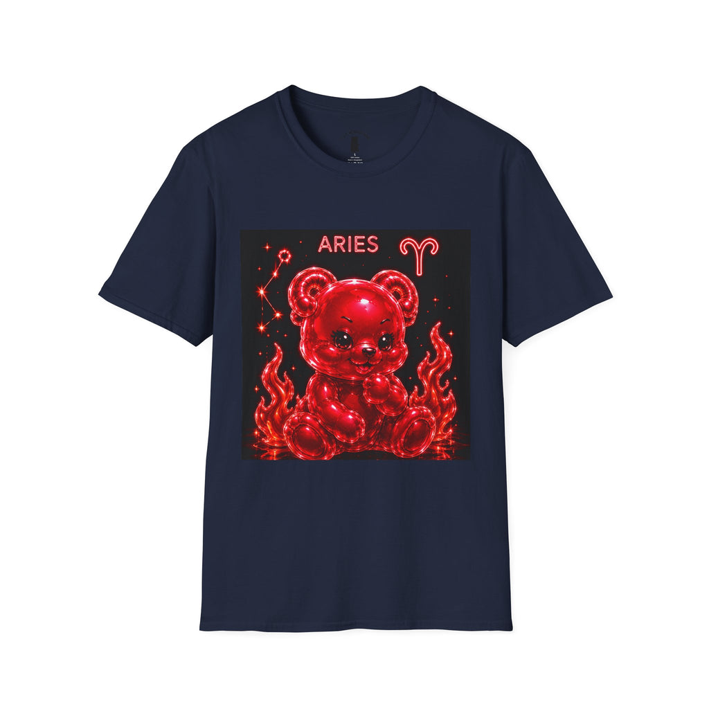 Aries Zodiac Oozy Bear Friend Astrology Special Addition- Graphic Shirt