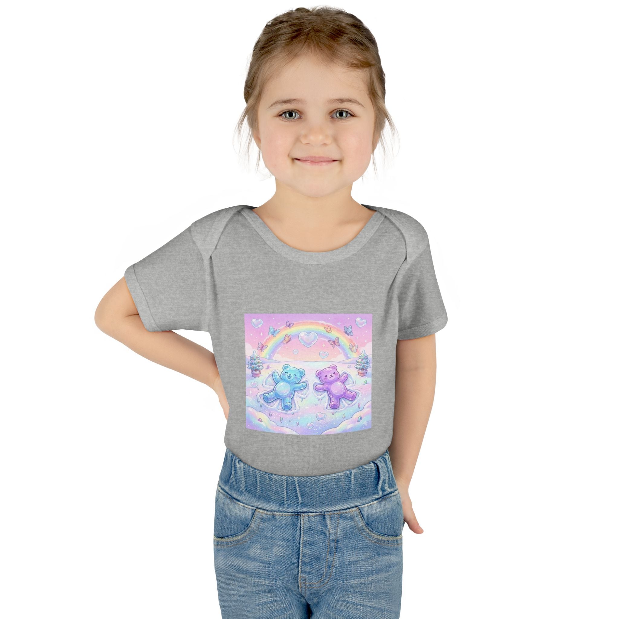Twin Snow Angel Gooey Gummy Bears Infant Bodysuit — Cute Baby Onesie