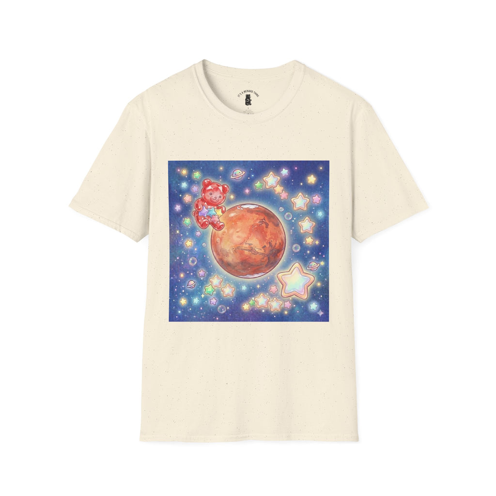 Think of Mars, Red Crystal Gooey Gummy Bear — Space Graphic T-Shirt