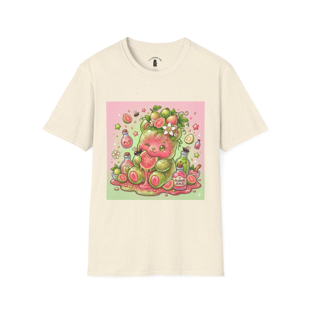 Sweet little Guava, Exotic Fruit Gooey Gummy Bear — Kawaii Graphic T-Shirt
