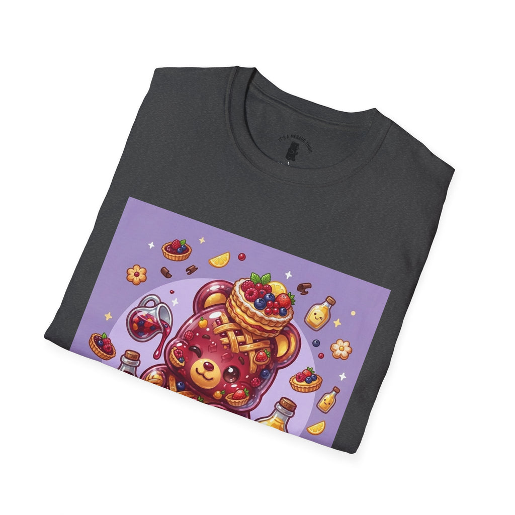 Mixed Berry Tart, Exotic Gooey Gummy Bear — Kawaii Graphic T-Shirt